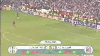 AC Milan  Juventus FC Rigori Champions League 2003 [upl. by Jensen]