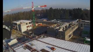 Campus Woudlucht timelapse bouwwerken fase 2 [upl. by Trebled]