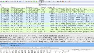 Wireshark Tip 4 Finding Suspicious Traffic in Protocol Hierarchy [upl. by Meraree322]