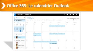 Formation Office365 Le Calendrier Outlook [upl. by Ongun]