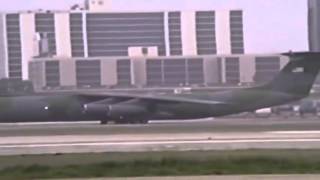 Lockheed C141 Starlifter Taking off [upl. by Azaria682]