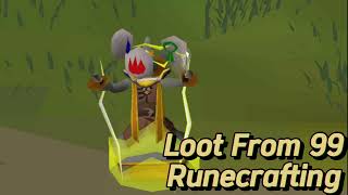 OSRSLoot From 99 Runecrafting 2024 [upl. by Casavant950]