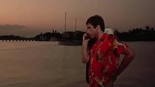 Scarface 1983  Tony calls Omar after the Columbian drug deal [upl. by Grewitz629]