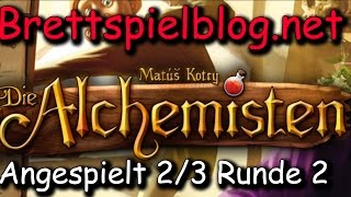 Die Alchemisten angespielt von Brettspielblognet 23 Runde 2  Matus Kotry  CGE  Heidelberger [upl. by Poppo536]