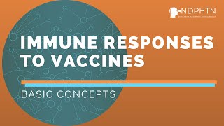 IMM010 Immune Responses to Vaccines  NDPHTN [upl. by Hilly]