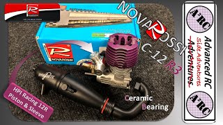 Novarossi C12 R3  Full Nitro Engine Build  Crank Mods Building Tips Bearings and More [upl. by Lindsy56]