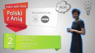 2 Accusative case singular  Polski z Anią 2 Biernik liczba pojedyncza [upl. by Huberty180]