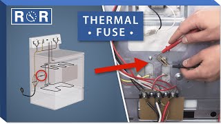 Oven Thermal Fuse  Testing amp Replacement  Repair amp Replace [upl. by Nolram]