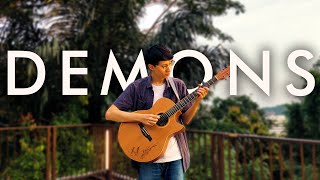 Demons Imagine Dragons  Fingerstyle Cover by Alan Ang [upl. by Sheply]