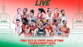 RELIVE  FIBA 3x3 Olympic Qualifying Tournament 2024  Finals  3x3 Basketball [upl. by Jenelle]