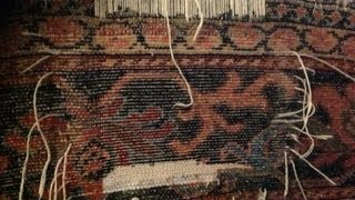 Antique Persian rug restoration [upl. by Jeggar]