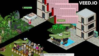 Habbo Hotel Pool Is Closed 2023 INSANE Raid Trolling [upl. by Sitarski255]