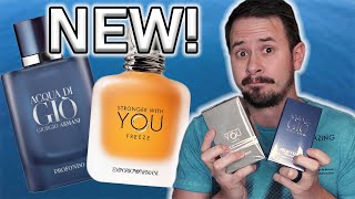 ARMANI ACQUA DI GIO PROFONDO amp STRONGER WITH YOU FREEZE FIRST IMPRESSIONS  MUST TRY NEW FRAGRANCES [upl. by Grosvenor476]