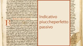 Indicativo piuccheperfetto passivo [upl. by Iatnwahs49]