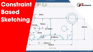 Constraintbased sketching with DesignSpark Mechanical [upl. by Eibmab]