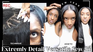 Quickest Versatile Flip Over Install wUNDETECTABLE heatless blending method CurlsQueen [upl. by Massimiliano525]