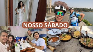 MARIDO SAIU PARA PEDALAR LONGE FOMOS ALMOÇAR FORA TOMAMOS SORVETEAS CRIANÇAS SE DIVERTIRAM E MAIS [upl. by Eda211]