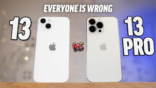 iPhone 13 vs 13 Pro RealWorld Differences after 1 Week [upl. by Lerner925]