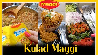 Kulhad Cheese Chilli Maggi  कुल्हड़ चीज़ चिल्ली मैग्गी  Tasty Cheesy Maggi Recipe [upl. by Gilus]