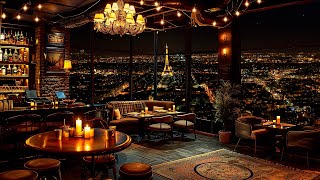 Elegant Jazz Saxophone in Paris Luxury Bar Ambience  Relaxing Background Music for Stress Relief [upl. by Alaecim]