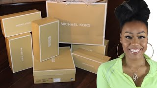 Michael Kors Shoe Haul 💚 Get Ready For Summer amp Get Them While They Are Marked Down [upl. by Fields]