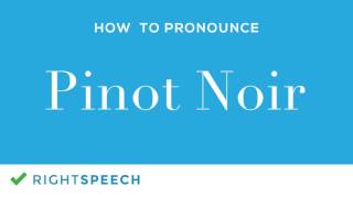 Pinot Noir  How to pronounce Pinot Noir [upl. by Weldon]