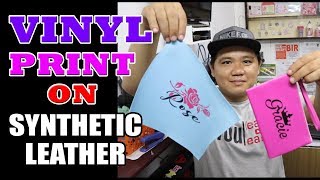 Start Your Own Digital Printing Business now  Vinyl Print on Synthetic Leather Tutorial [upl. by Albin]