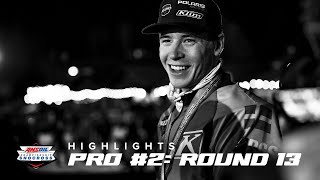 HIGHLIGHTS  Pro Race 2 Round 13 of AMSOIL Championship Snocross 20222023 [upl. by Retsek447]