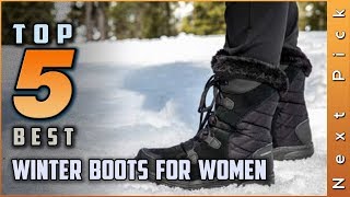 Top 5 Best Winter Boots For Women Review in 2023 [upl. by Deryl902]