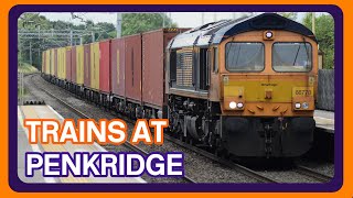 Trains at Penkridge railway station 21072023 [upl. by Skerl]