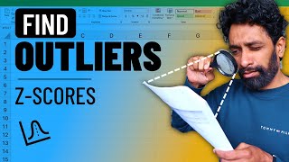 How to find Outliers in Your Data Easily with ZScores in Excel [upl. by Nylahs]