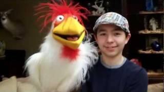 AXTELL CHICKEN PUPPET OPENING oh and my hats back [upl. by Christan]