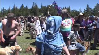 4th of July at National Rainbow Gathering in Utah prayer for peace [upl. by Hiamerej]