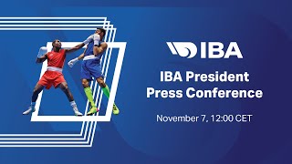 Press Conference of IBA President [upl. by Herodias]