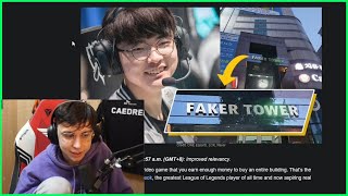 Caedrel Discovers Faker Tower [upl. by Laehcar]