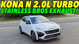 2023 Hyundai Kona N 20L Turbo w STAINLESS BROS RESONATOR [upl. by Jarred]