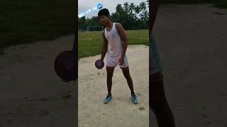 Discus throw technique slomotion discusthrow athlete target newvideo viralvideo [upl. by Eelyahs]