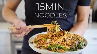 15MIN Noodle Stir Fry Recipe TO MAKE TONIGHT [upl. by Roinuj237]