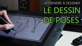 Comment dessiner des poses humaines [upl. by Ymmit]