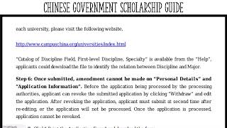 China Government Scholarship Guide CSC Guide 202425 [upl. by Milano]