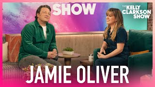 Jamie Oliver Believes Kelly Clarkson Can Become A Good Cook [upl. by Greggory446]