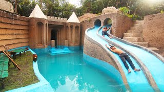 My Summer Holiday 155 Days Building 1M Dollars Water Slide Park into Underground Swimming Pool House [upl. by Bettina]