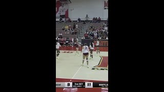 Top Plays Samantha Schnitta vs Alabama AampM  Maryland Volleyball  09062024 [upl. by Monia742]