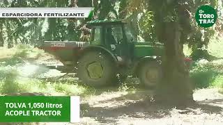 torotrac  Yomel  Abonadora Acople Tractor con distribuidor lateral [upl. by Ariajaj303]