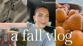 COZY FALL VLOG 🍂  autumn days at home fall shopping thanksgiving outfits amp romanticizing fall [upl. by Aelrac599]