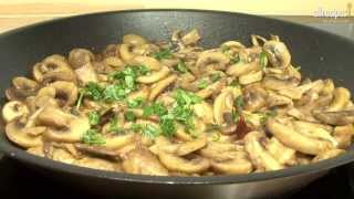 Rezept Spanische Pilze mit Knoblauch selber machen [upl. by Laekim838]