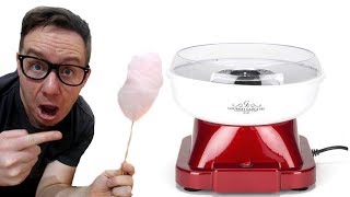 I tried a homemade Candy Floss Cotton Candy Machine [upl. by Trebmer]