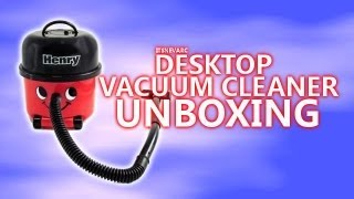 Henry Hoover Desktop Vacuum Cleaner Unboxing amp Review [upl. by Gothar601]