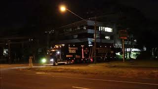 Kenworth T909 BDouble race transporter departs for Bathurst under the cover of darkness [upl. by Taam]