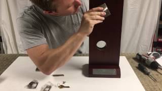 Weslock install of Transitionale Deadbolt [upl. by Ainirtac]